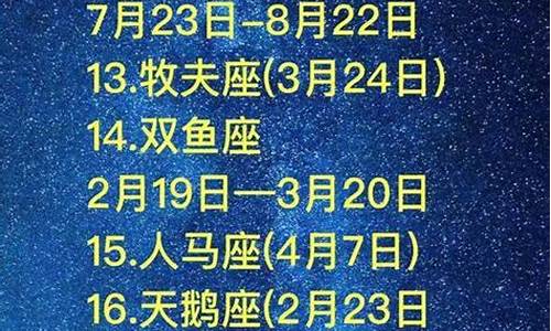 阳历星座阴历星座查询-星座阳历阴历月份查询