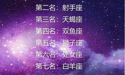 十二星座的星座排行-十二星座的排行是什么